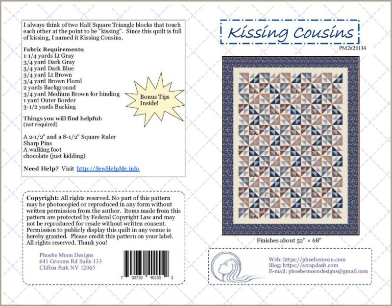 Kissing Cousins Lap Quilt Cover
