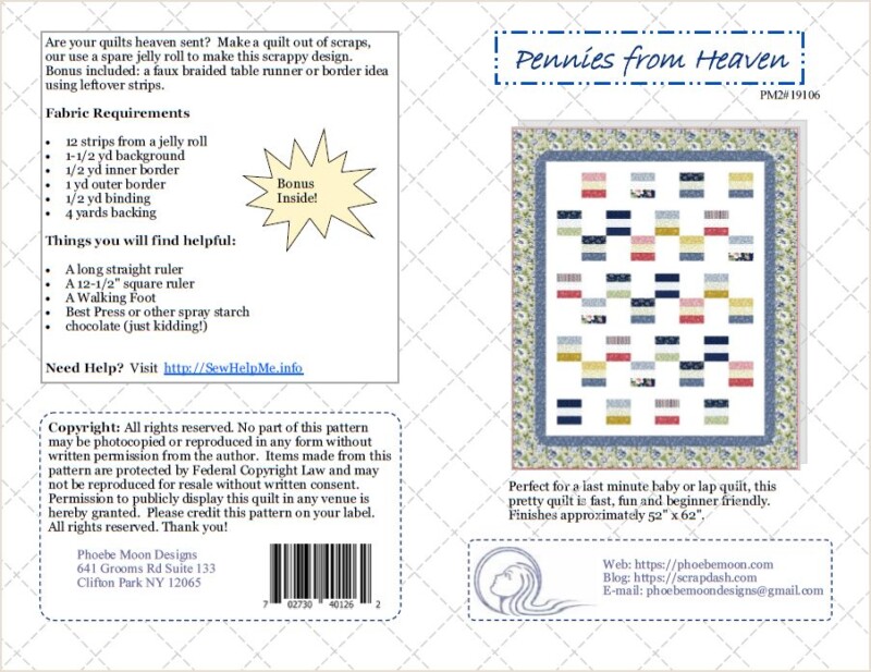 Pennies from Heaven Quilt Pattern Cover