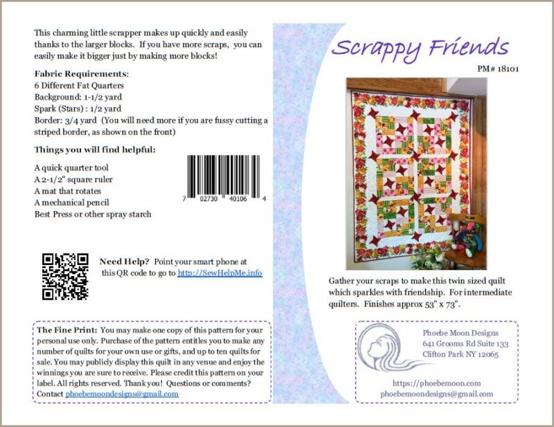 Scrappy Friends Lap Quilt Cover