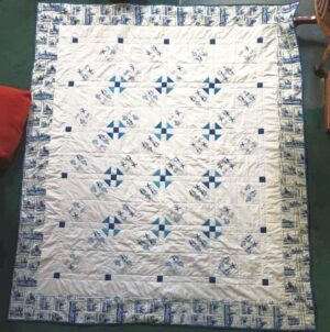 Tea and Crumpets Quilt Made by Pam