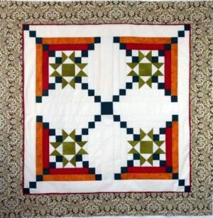 Appian Way Log Cabin Quilt Made by Laura