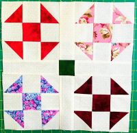 Four Roses Mini-Quilt