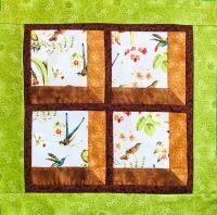 A Glimpse of Home Mini-Quilt Pattern