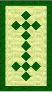 Free Irish Chain Table Runner Quilt Pattern