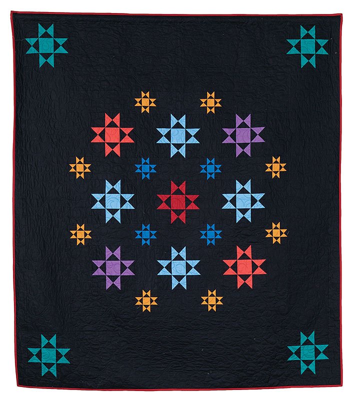 Hubble View Throw Quilt