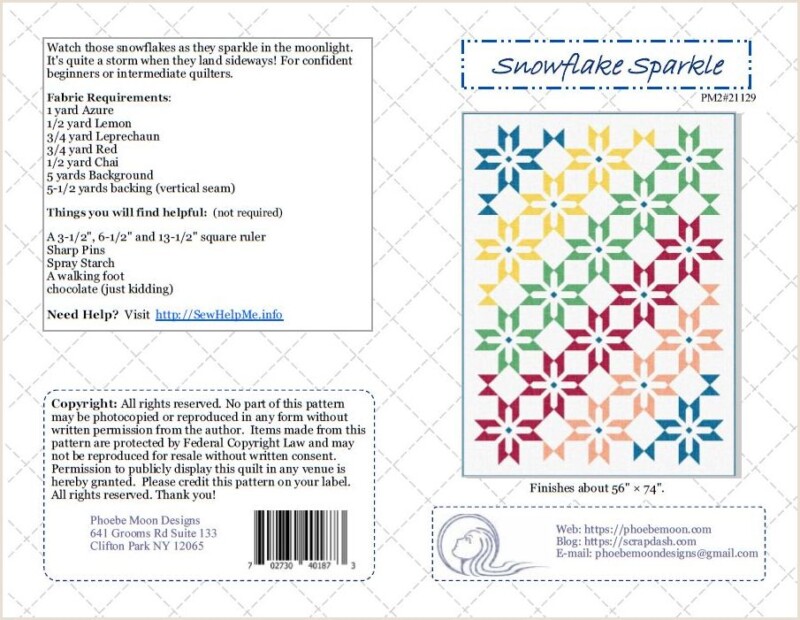 Snowflake Sparkle Quilt Cover