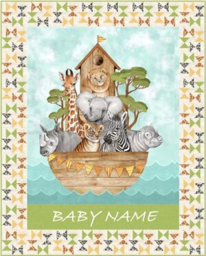 Welcome Baby Panel Quilt Graphic