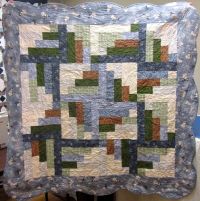 Quilt with Scalloped Borders