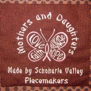 Quilt Label by the Schoharie Valley Piecemakers