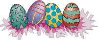 Eggs in Straw Graphic
