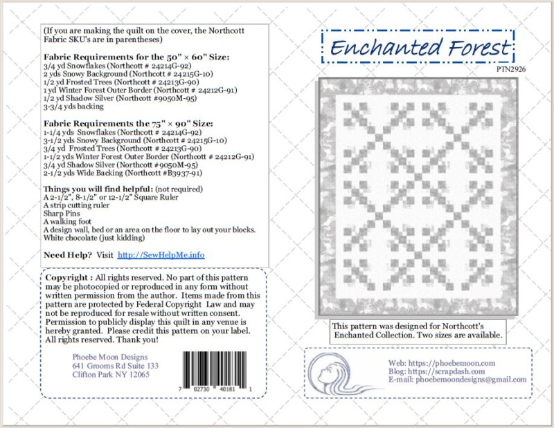 Enchanted Forest Pattern Cover
