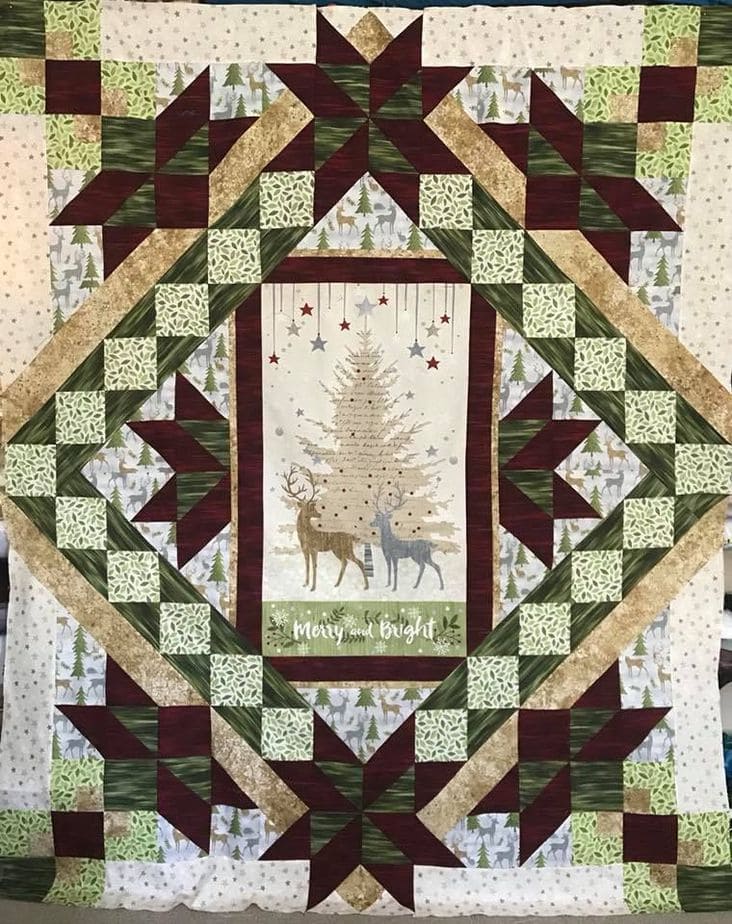 Merry and Bright Panel Quilt
