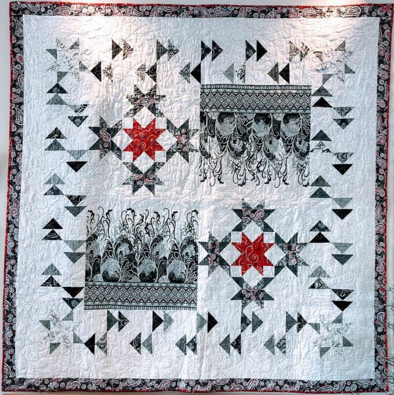 Strolling Geese Panel Quilt