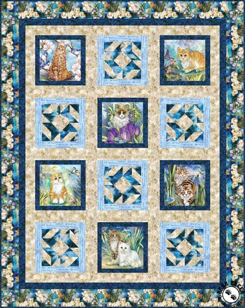 Be Pawsitive Panel Quilt