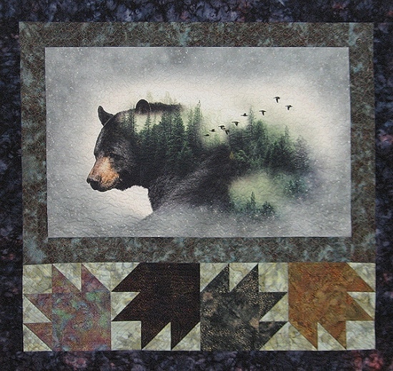 Bear Paw Panel Quilt