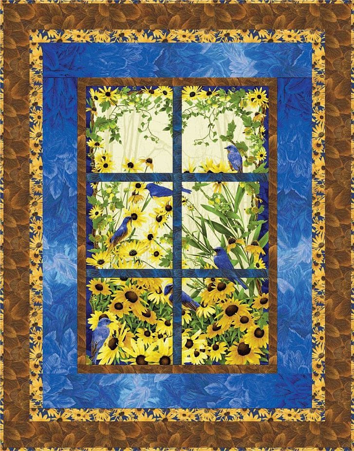 Bluebird Window Panel Quilt