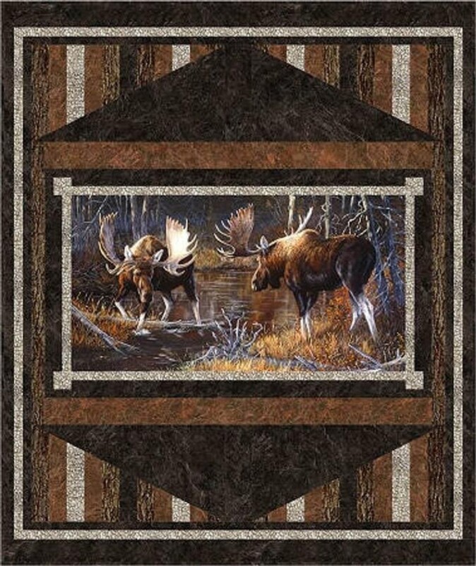 Majestic Moose Panel Quilt