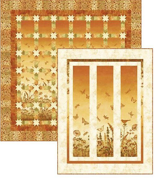 Meadow Stars Panel Quilt