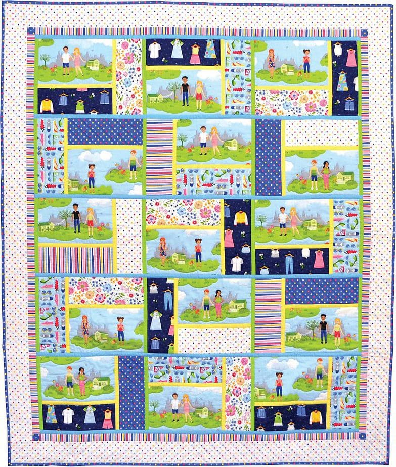 How to Add Borders to a Quilt Panel 