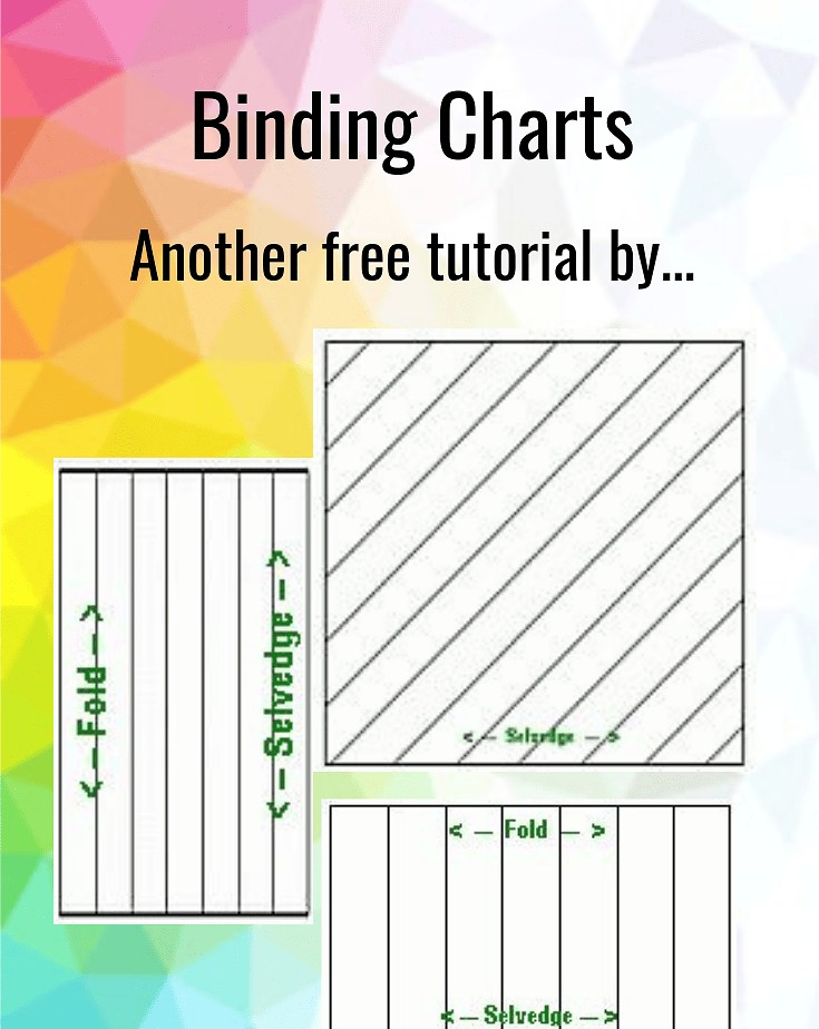Binding charts to Print and Save ⋆ Phoebe Moon Quilt Tutorials