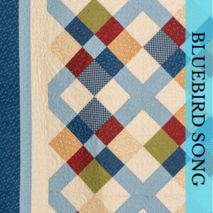 Bluebird-Song-Quilt Pattern Pin