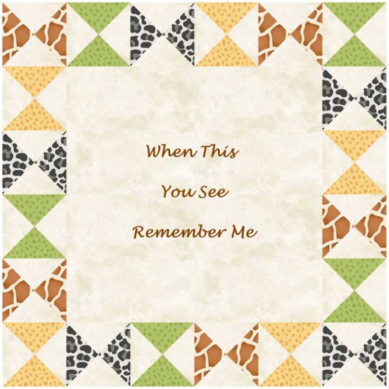 Quilt Labels, Dedications, and Poems
