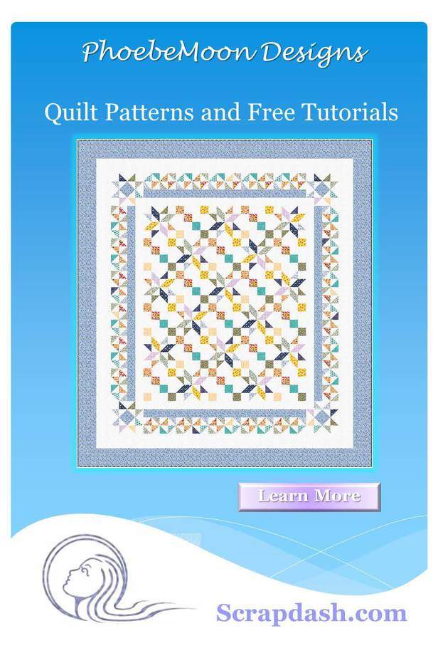 Bubble and Squeak Scrappy Quilt Pattern Pin