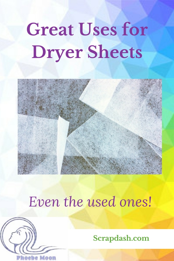 Great Uses for Dryer Sheets Pin