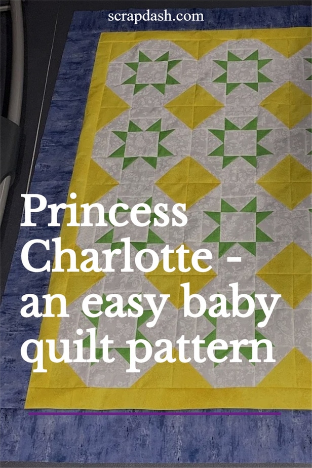 Princess Charlotte Quilt Pattern Pin