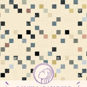 Pitter Patter Scrappy Baby Quilt Pattern Pin