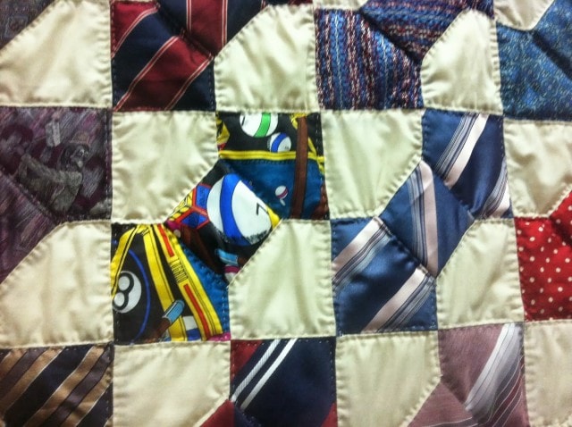 How to use Men's Silk Ties in Quilts ⋆ PhoebeMoon Quilt Tutorials