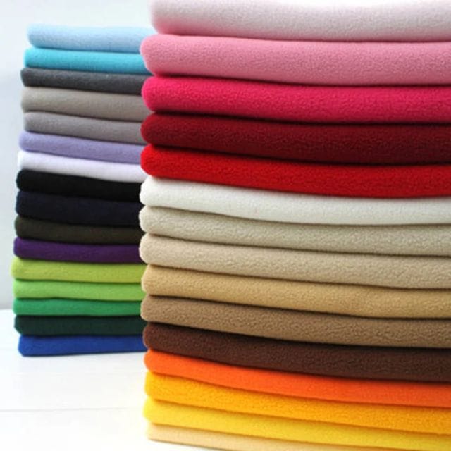 Pile of Fleece Fabric