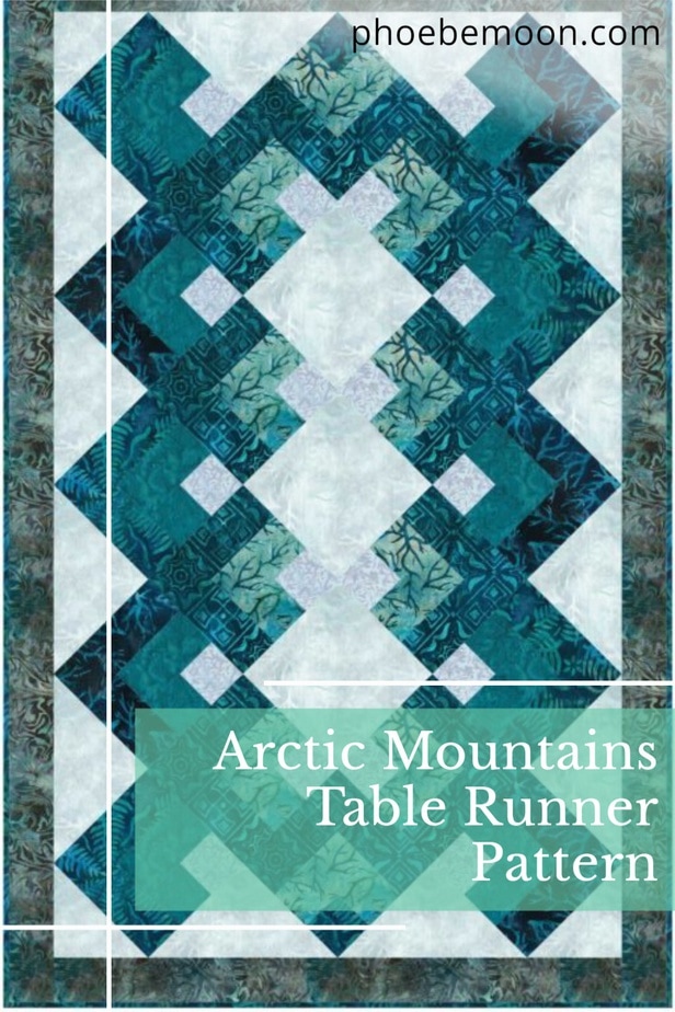 Arctic Mountains Table Runner Quilt Pattern