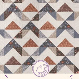 Dusky Mountains Baby Quilt Pattern Pin