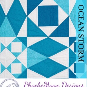 Ocean Storm Mini Quilt Pin