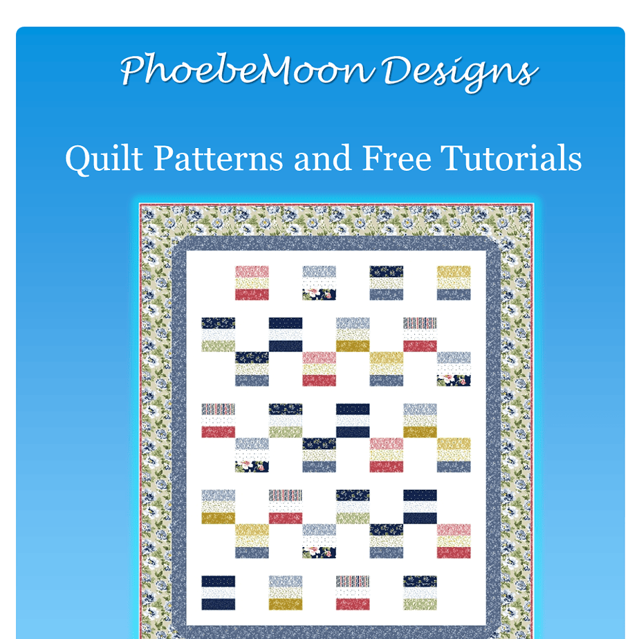 PhoebeMoon Quilt Designs Pennies From Heaven Lap Quilt Pattern