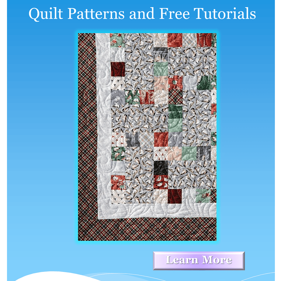Winter Wonderland Quilt Pattern Pin