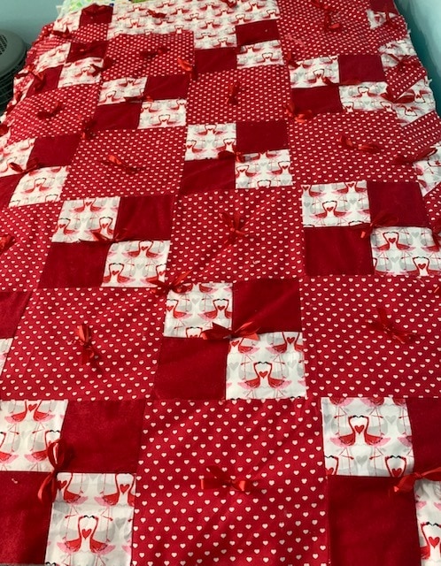 Picture of a Tied Quilt