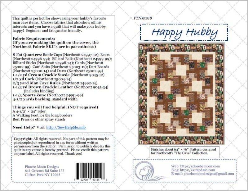 Happy Hubby Pattern Cover