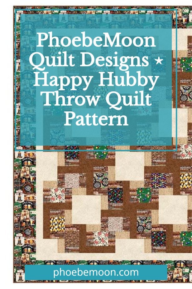 Happy Hubby Quilt Pin