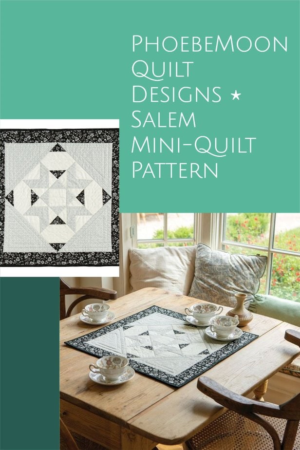 Salem Mini-Quilt on a Table