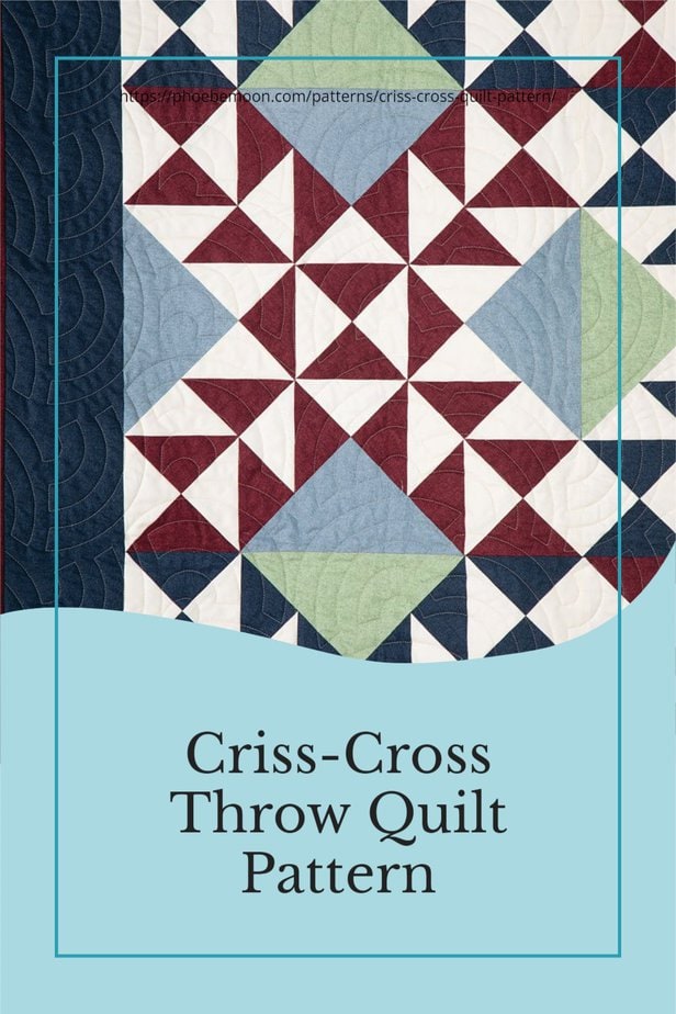 Criss Cross Quilt Pin