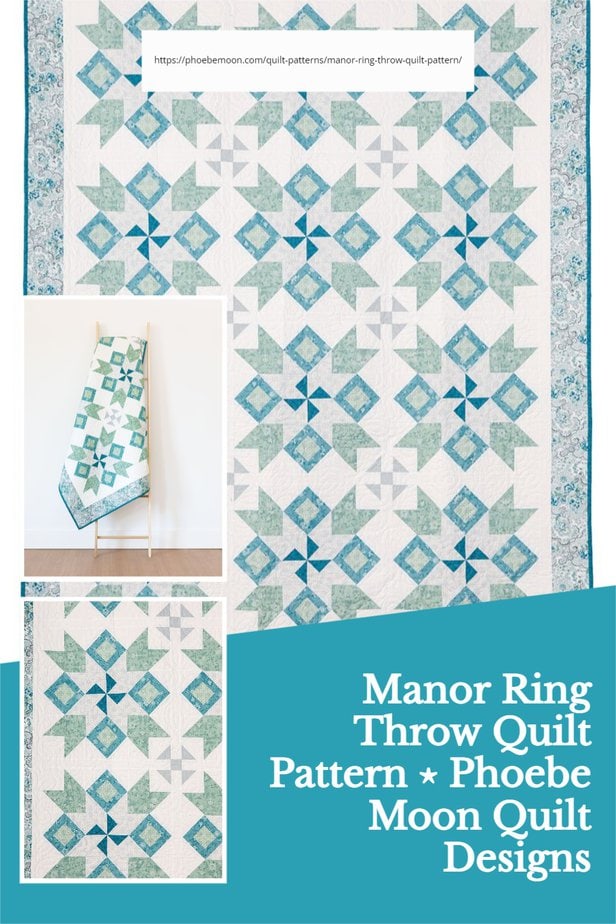 Manor-Ring-Quilt-Pattern Pin