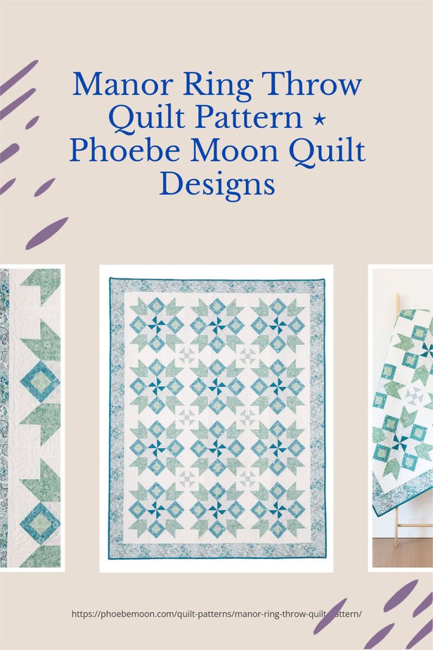 Manor-Ring-Quilt-Pattern Pin