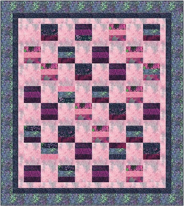 PhoebeMoon Quilt Designs Pennies From Heaven Lap Quilt Pattern