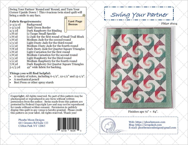 Swing Your Partner Pattern Cover