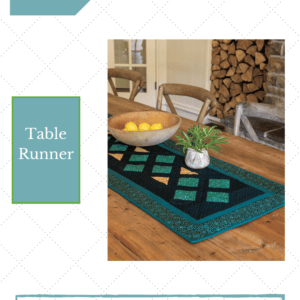 The Outside the Box Table Runner Quilt Pattern has a Kit at Connecting Threads