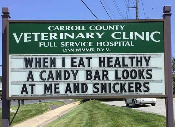 Eat Healthy Sign