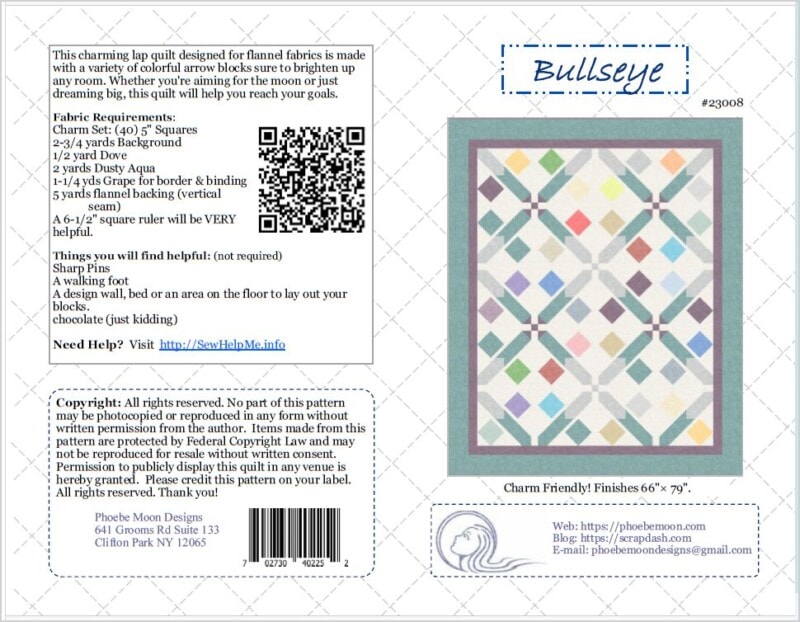 Cover of Bullseye Quilt Pattern
