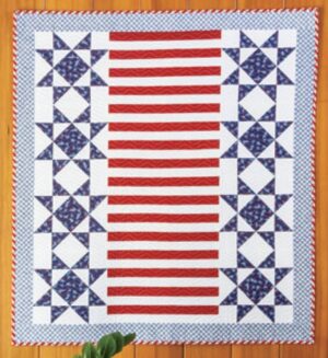 Independence Day mini-Quilt or Table Topper on Wall